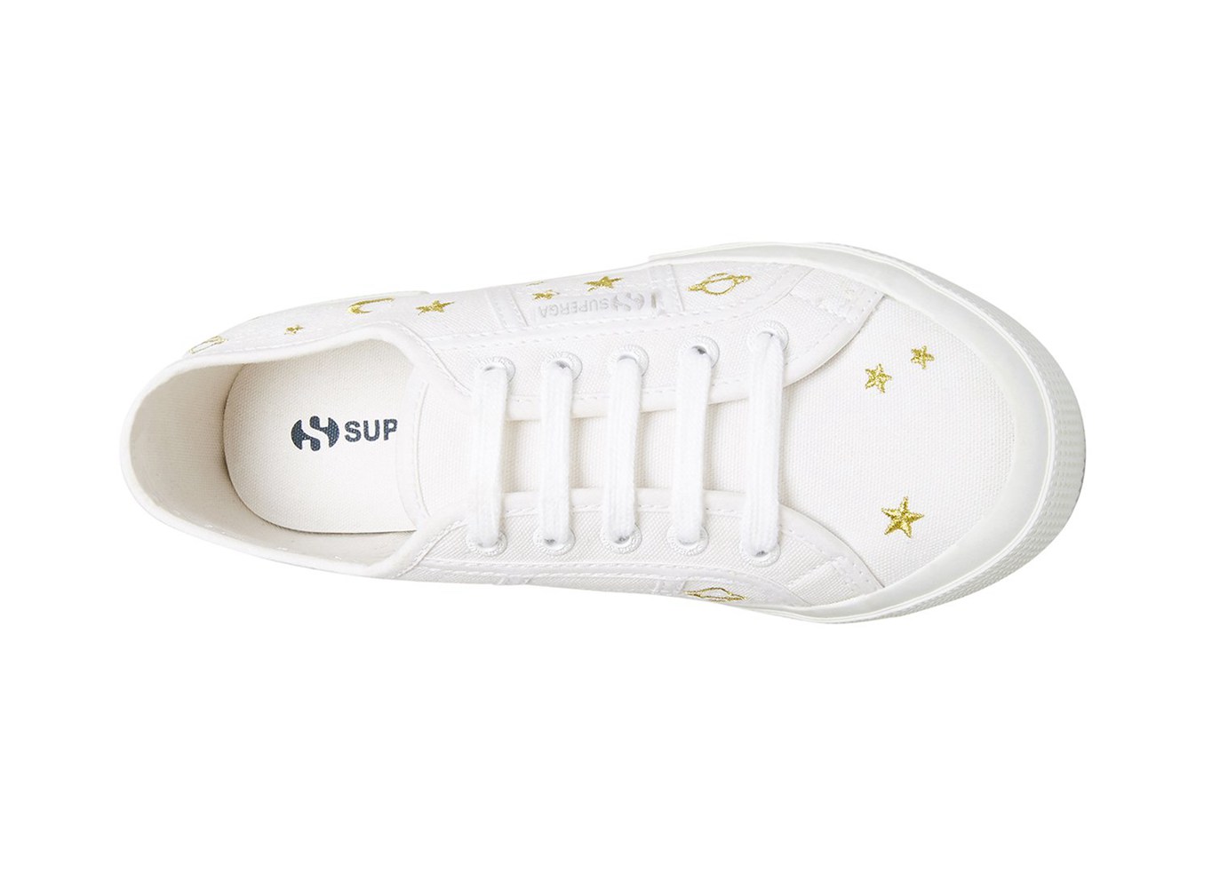 Zapatillas Superga Mujer Blancas - 2750 Embroidery - 136975RGF